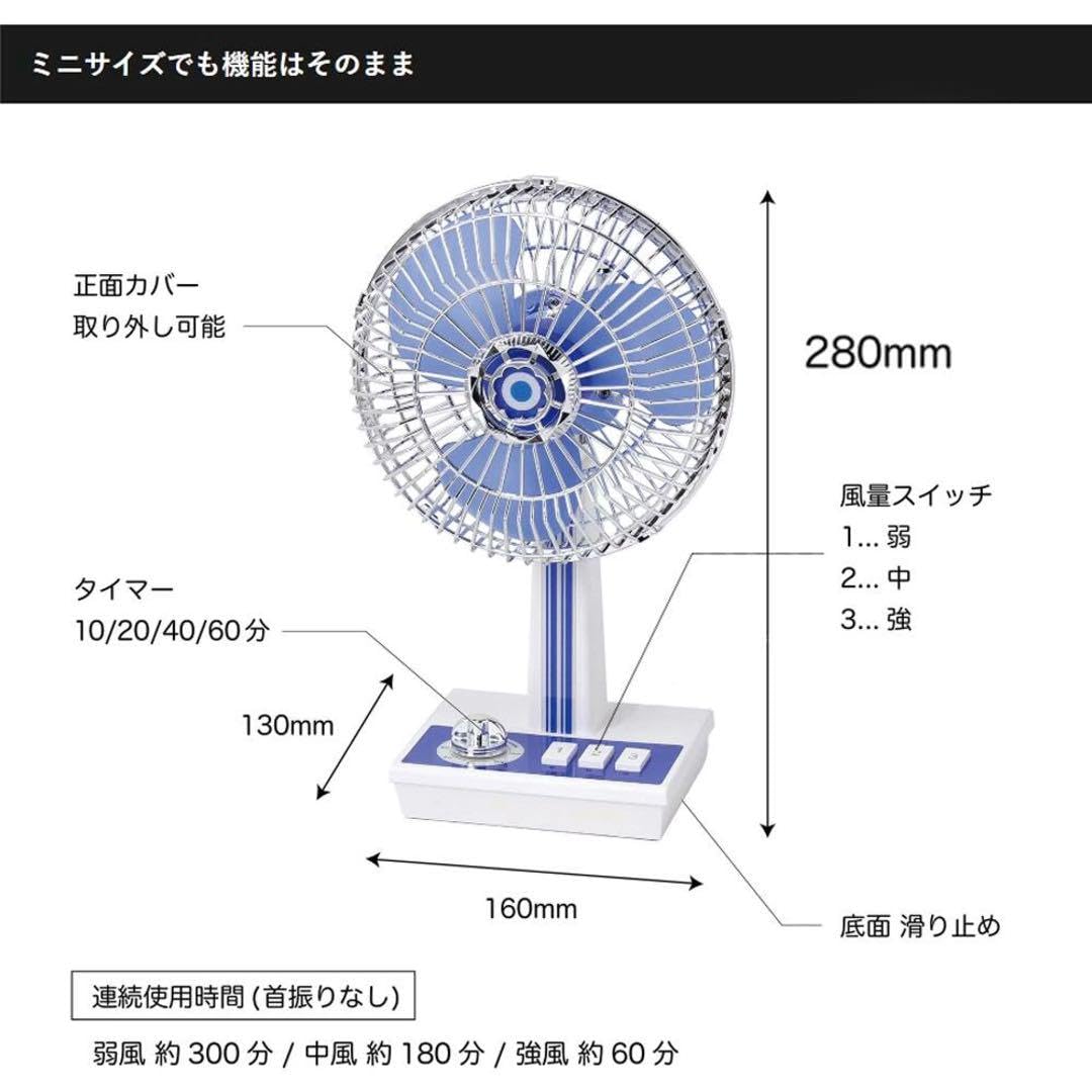 激安！大人気商品！レトロなデザイン性抜群な卓上扇風機！ Amazon.co.jp: ミニ 卓上扇風機 レトロファン 3枚羽 デスク