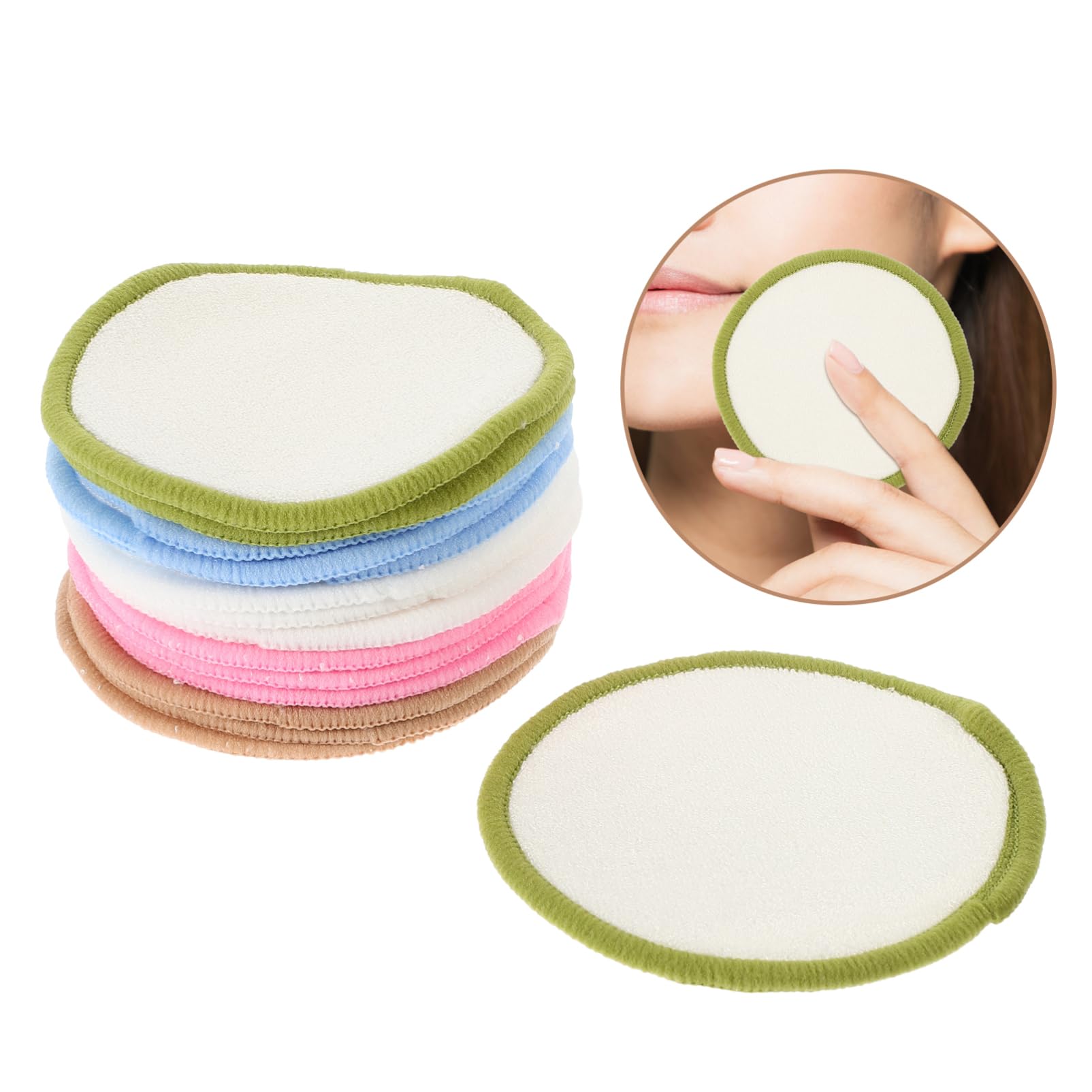 Healvian 75stücke Wiederverwendbare Abschminkpads Waschbare Gesichtsreinigungspads Sanfte Peeling-pads Für Effektive Make-up-entfernung Und Hautpflege