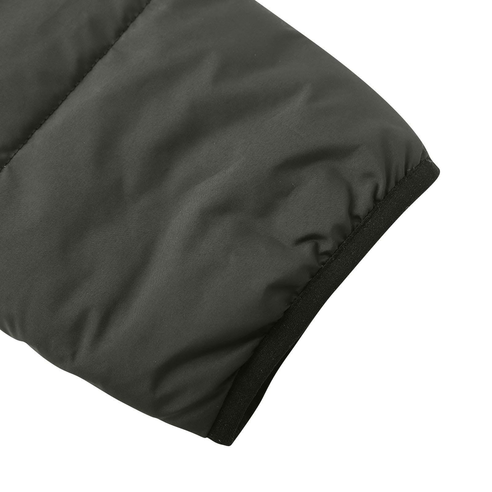 Generico Giacca Donna Invernale Impermeabile， Giubbotto Corto Imbottito con Cappuccio Regolabile， Piumino Sintetico Ultra-Caldo con Tasche Interne， Design Funzionale ed Elegante per la Città
