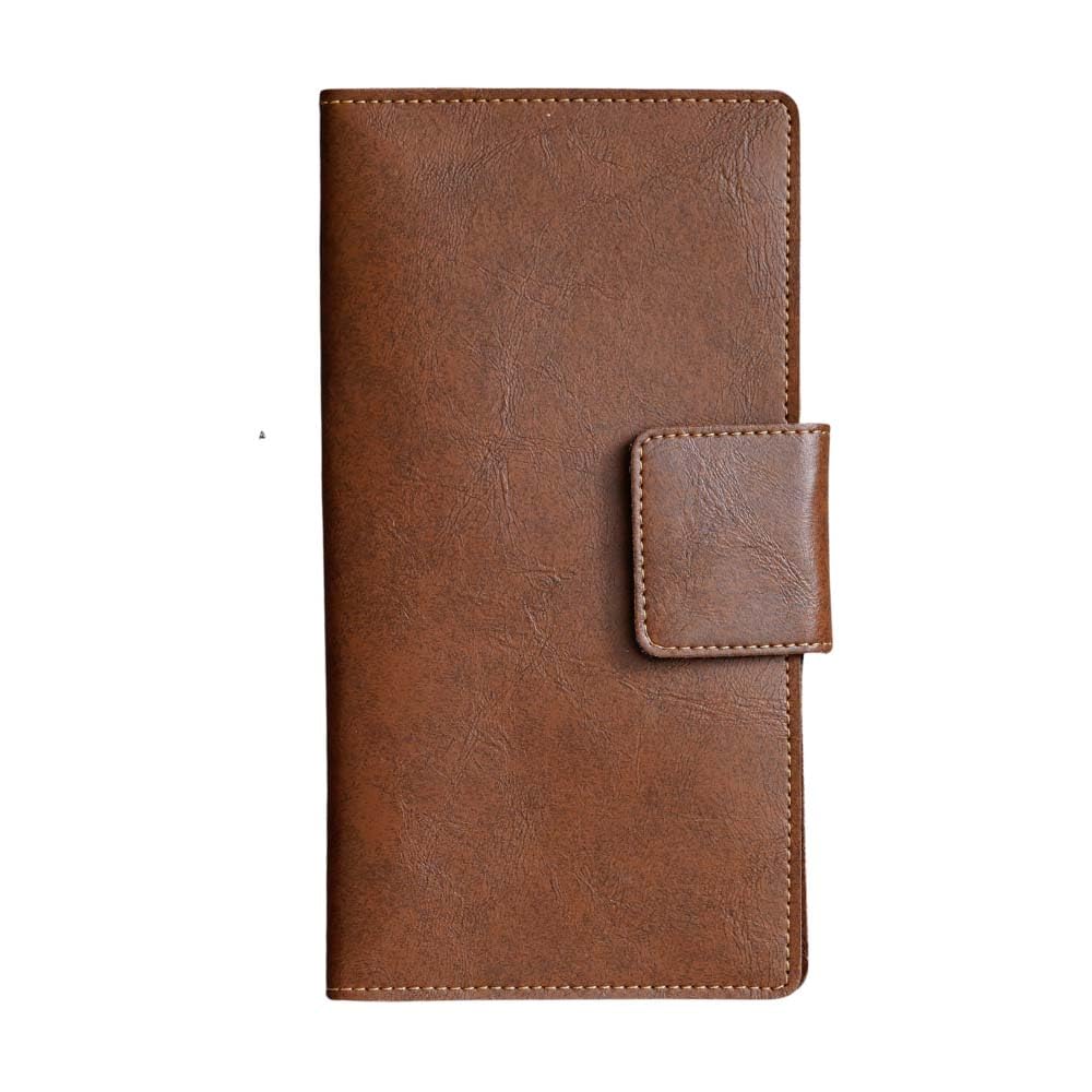 Daily Use Travel Wallet Money Purse for | Unisex Travel Purse | Leather Travel Passport Cover Holder (Brown)-image-29
