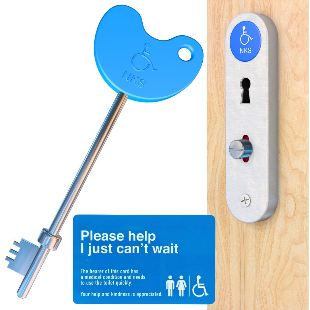 Meter Box Repair Kit With Access Card Nks Radar Key Disabled Toilet Bathroom Door Access Braille Easy Turn Pack Opens Over 10,000 Disabled Toilets — With Just Can't Wait Card