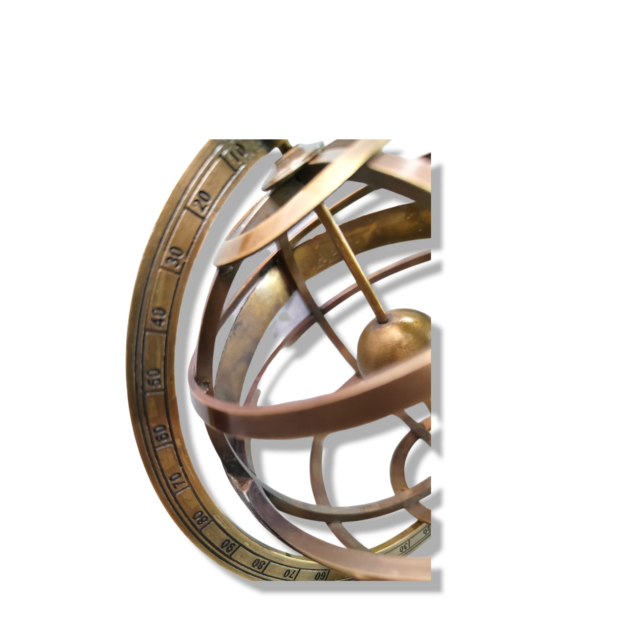 Vidal Regalos Reloj Solar Esfera Armilar Laton 22 cm
