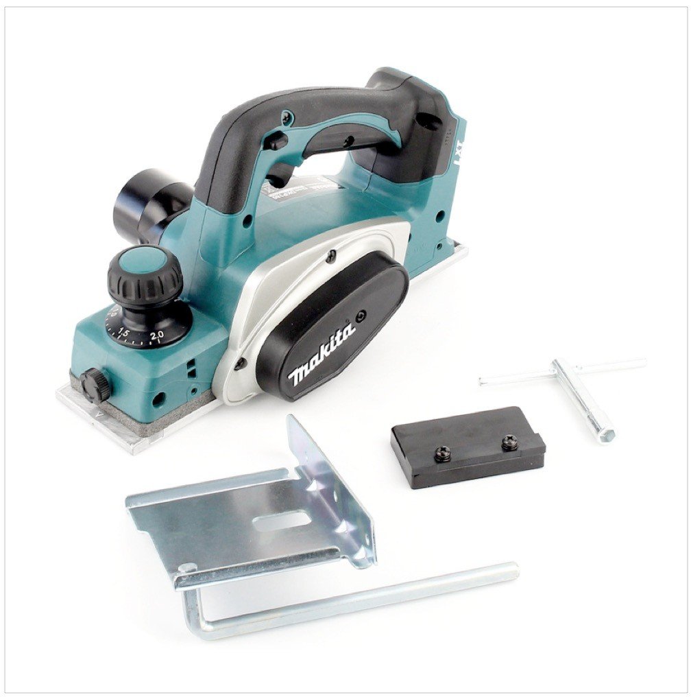 Makita BKP180, rabot sans fil 18 V, largeur 82 mm, vitesse 15000 tr/min