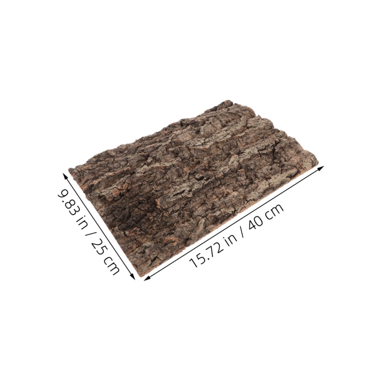 POPETPOP 2piezas Terrario De Decoración Natural De Corteza De Alcornoque para Reptiles y Acuarios De Fácil Instalación y Estética Atractiva para Espacios De Mascotas