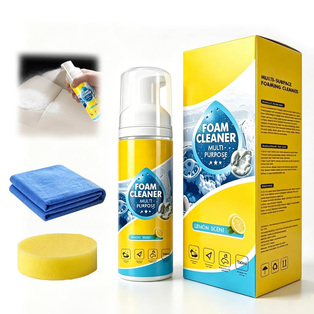 4-in-1 Multi-Enzyme Foam Cleaner, No-Rinse Spray