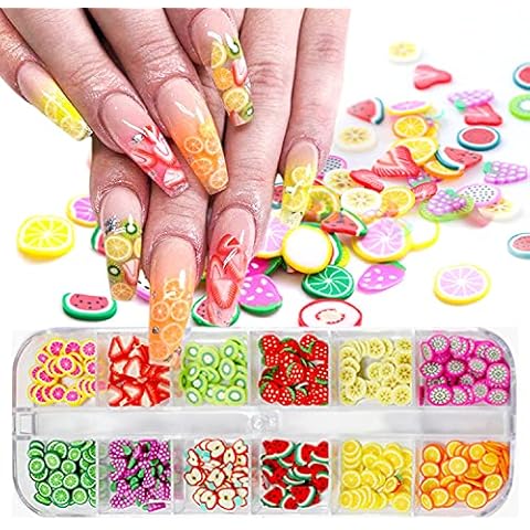 3D Fruit Nail Art Supplies for DIY Crafts Cover