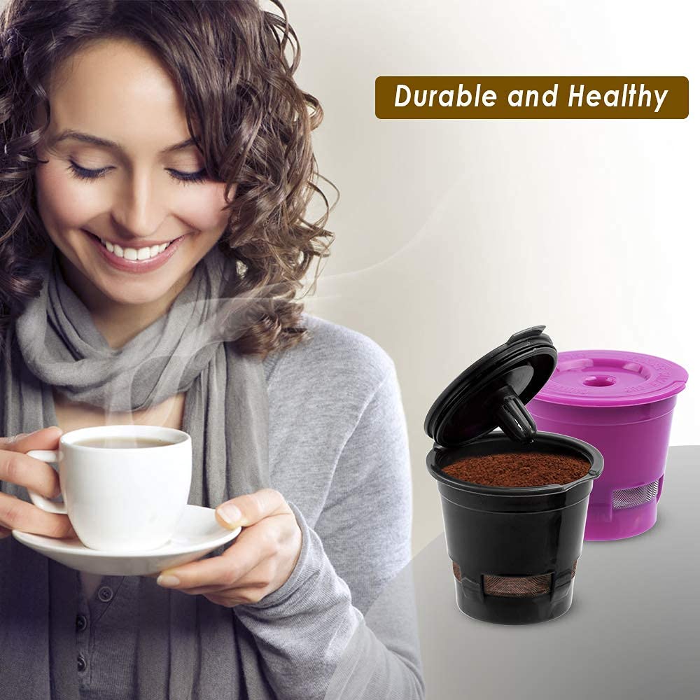 CHULUX Single Serve Coffee Machine and Four Pieces Reusable Coffee