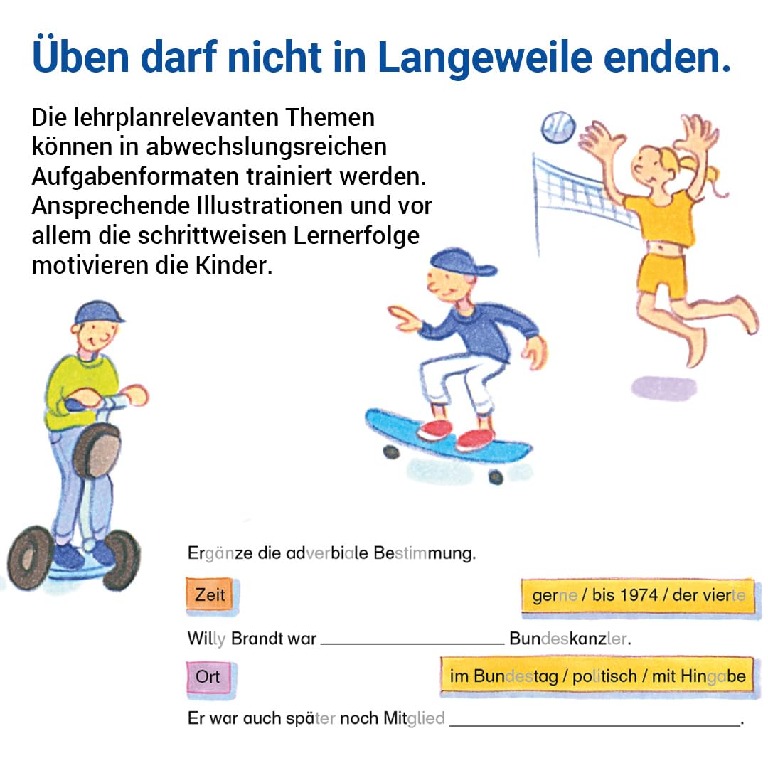 Das Übungsheft Deutsch 6: Rechtschreib- und Grammatiktraining