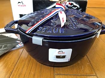 【新品未使用】staub ストウブ　Wa-NABE スノーフレーク　グランブルー 新品未使用】staub ストウブ Wa-NABE スノーフレーク グラン