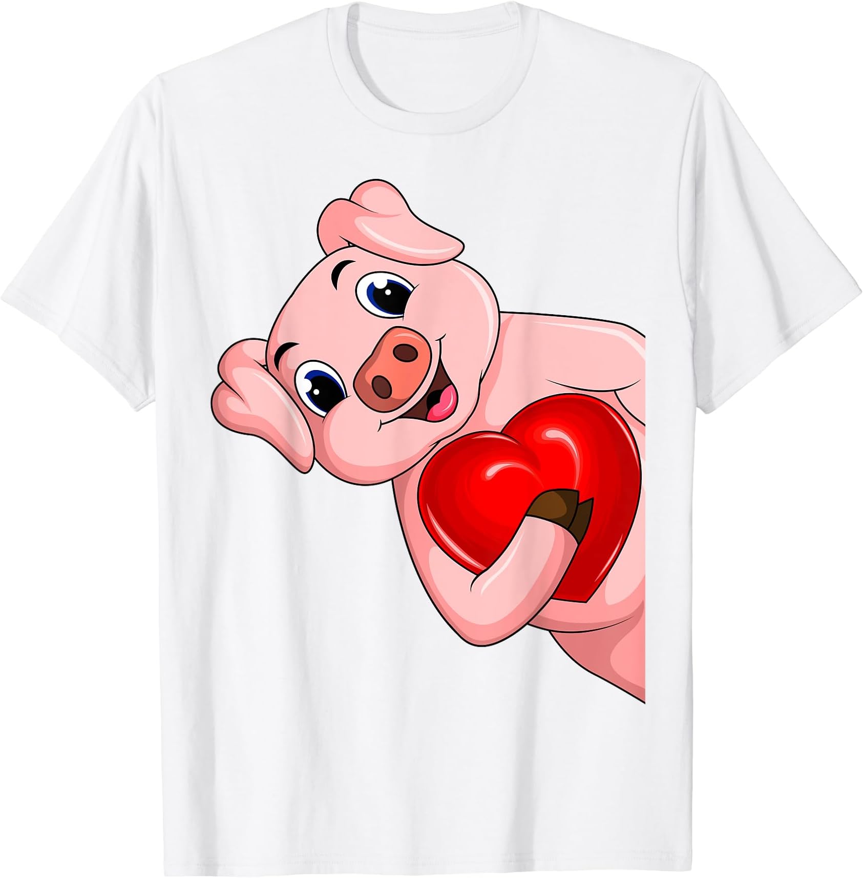 Pig Swine Women Kids Girls T-Shirt
