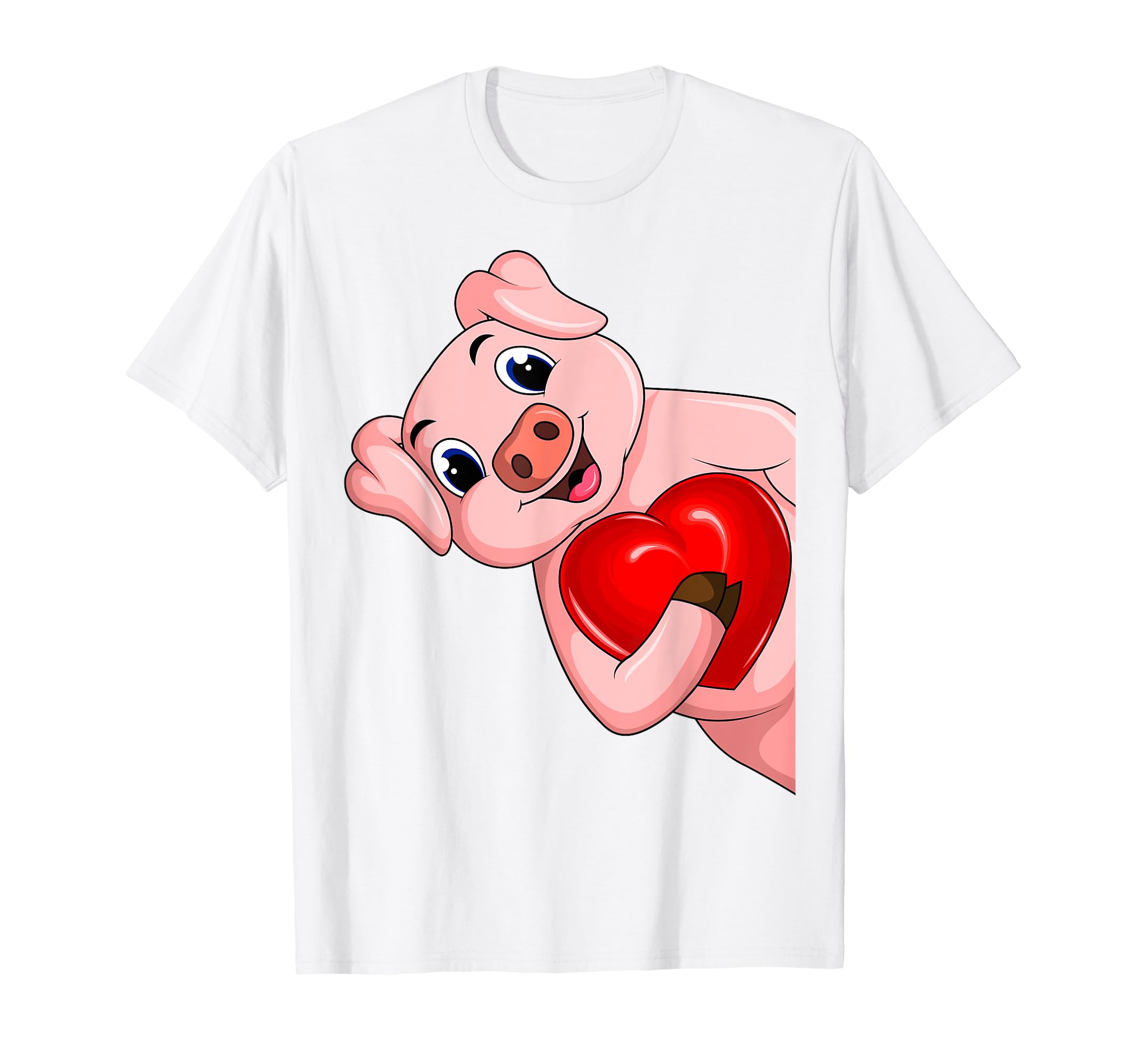 Pig Swine Women Kids Girls T-Shirt