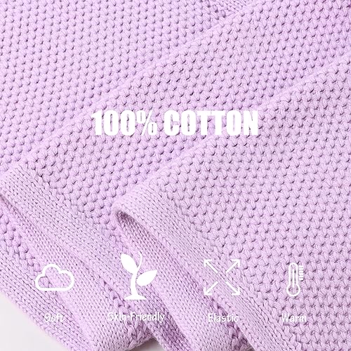 Image of PESAAT Kids Winter Infinity Scarf Knit Cotton Toddler Boy Girls Scarves