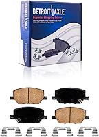 Vista 94 de Detroit Axle - Pastillas de freno para Dodge Dart 2013-2016 2014 2015 pastillas de freno de cerámica con reemplazo delantero y trasero de hardware