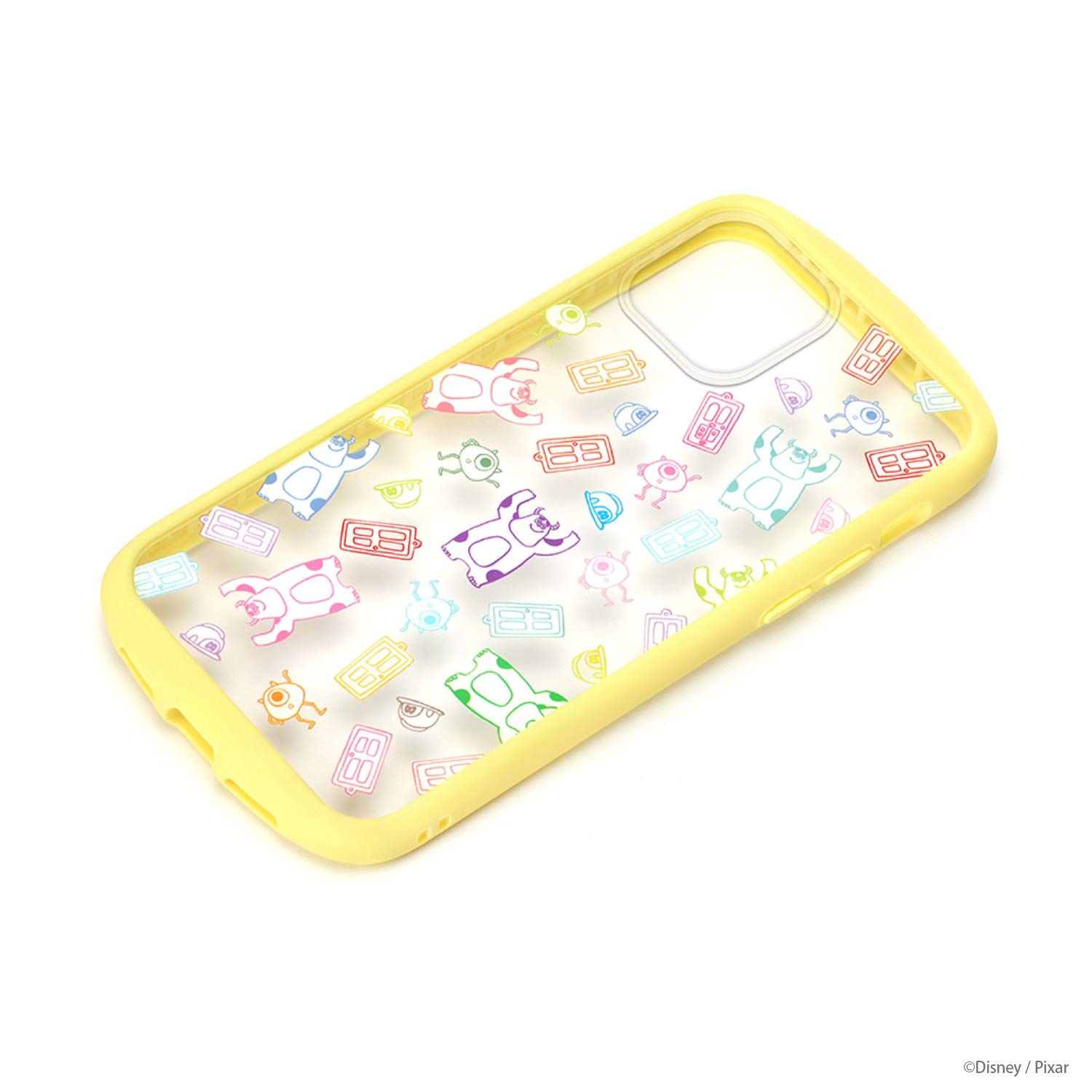 Premium Style iPhone 12 mini用 ガラスタフケース モンスターズ・インク PG-DGT20F08MOI