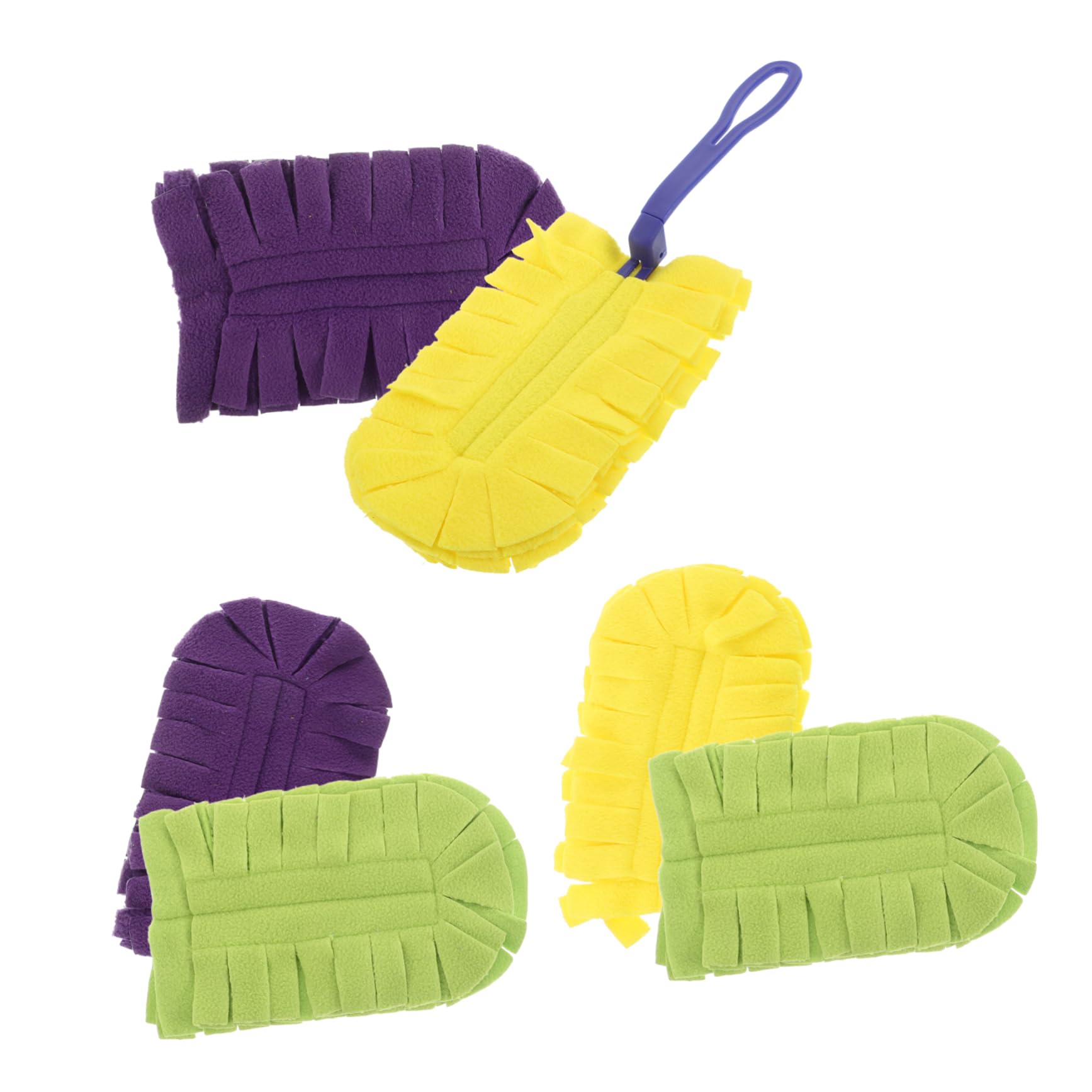 Vaguelly Recambios de Plumero de Microfibra 6 Piezas de Tela Lavable para Limpieza Seca y Húmeda, Toallitas Reutilizables para Polvo en Persianas, Ventanas y Suelos, Uso Doméstico