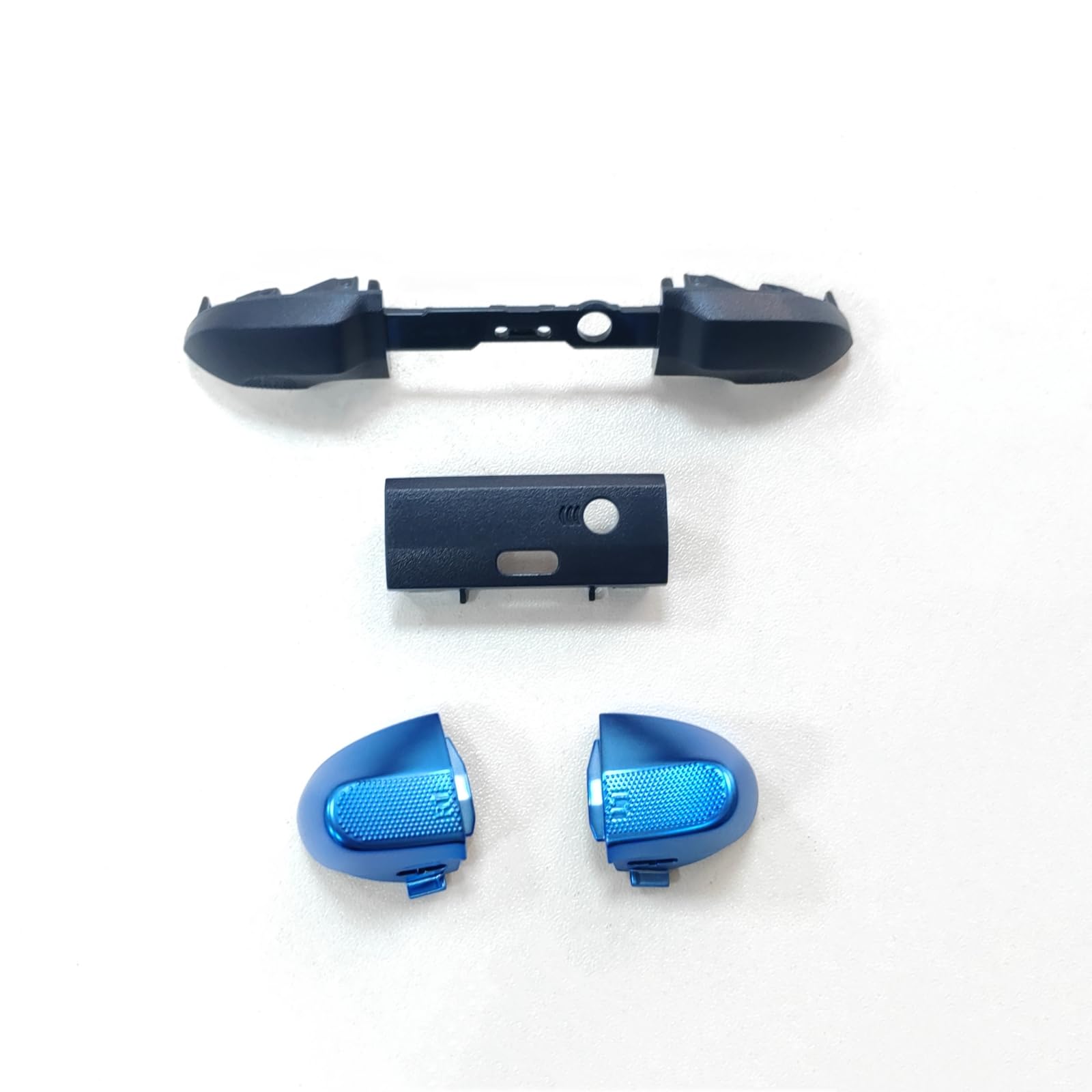 Kit de Coque Complet pour Xbox Series X/S Manette sans Fil - Blue Special Edition, Boîtier de Remplacement Complet Plaques Avant Coque Arrière Boutons LB RB Accessoires