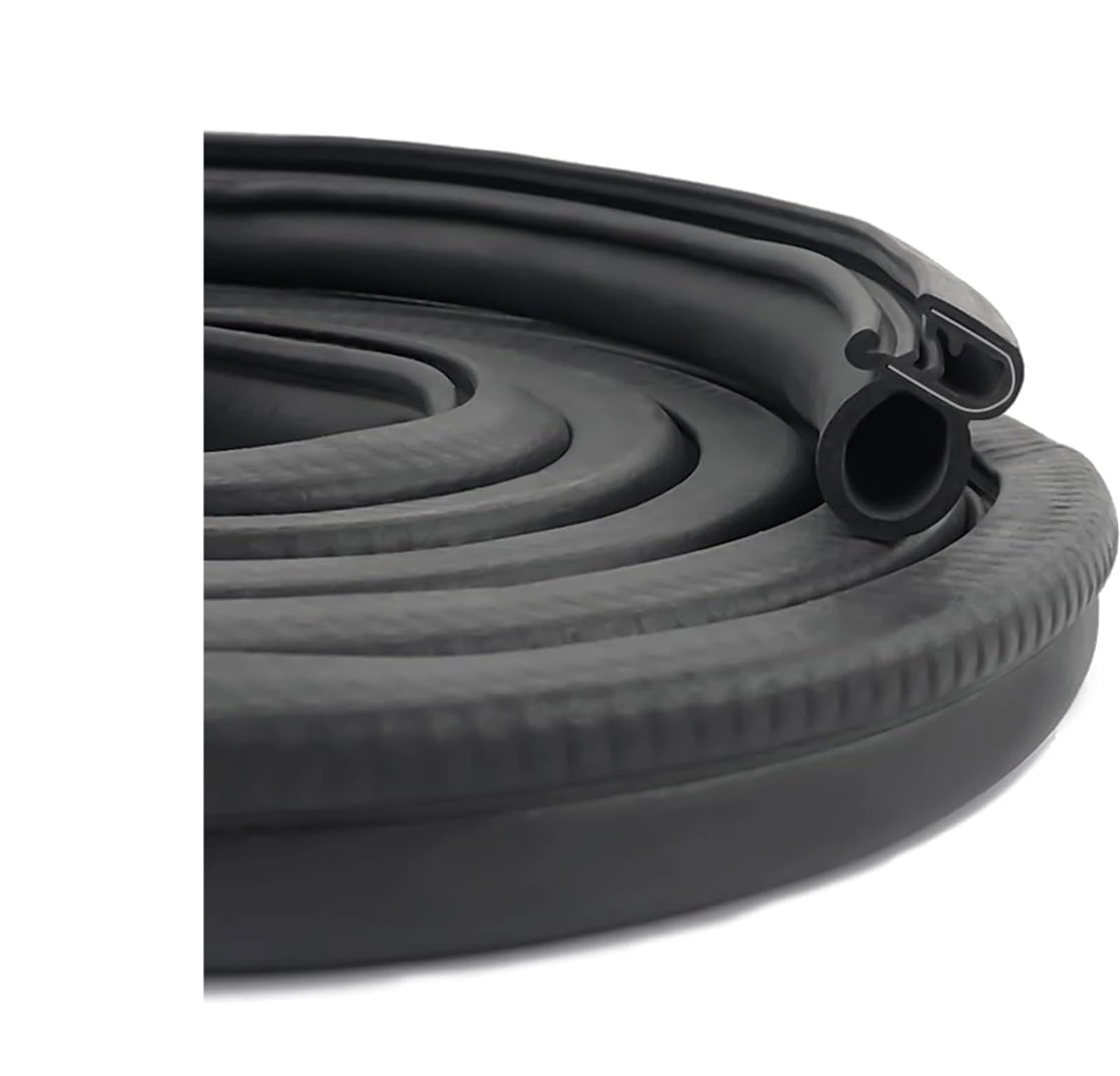 Strisce di Tenuta in Gomma per Auto, Portiere, Barche, casa, sigillanti in Gomma, Striscia di Tenuta insonorizzante Universale da 3 Metri con bulbo Laterale in PVC