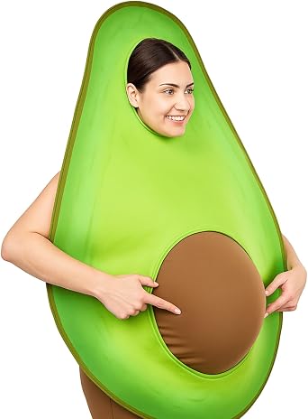 Skicuff Maternity Halloween Avocado Costume for Adults