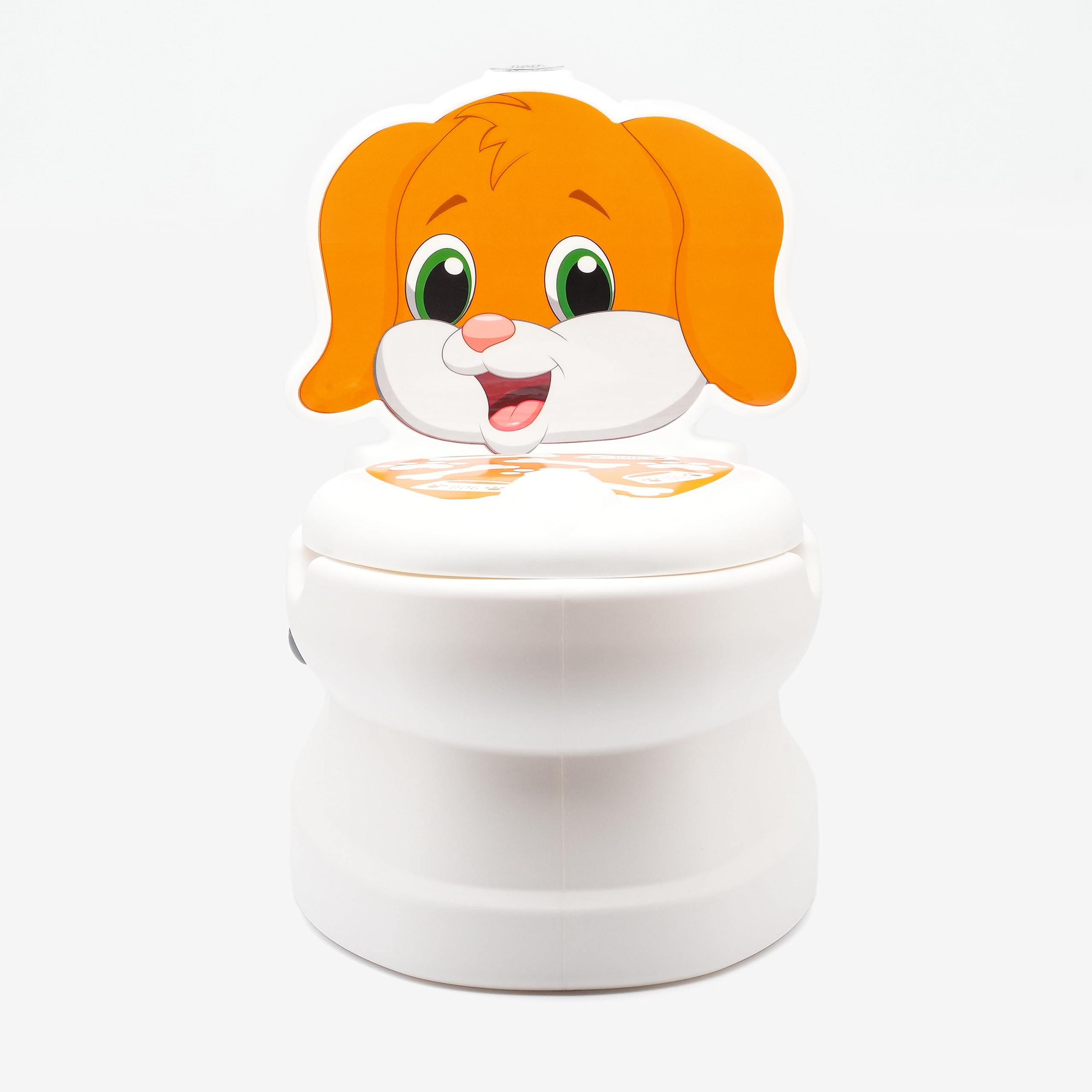 Pilsan Zindelijkheidstrainingsstoel voor jongens en meisjes, mini-formaat toilet met deksel, toiletpapierhouder en spoelgeluid, zindelijkheidstrainingtoilet voor peuters