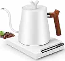 Amazon | AZMKOO 電気ケトル コーヒー ドリップケトル 1.0L