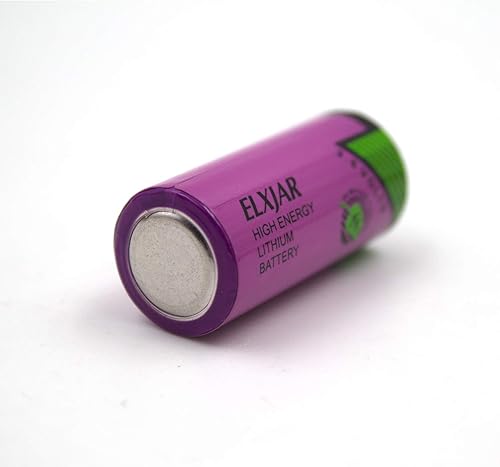 Miniatura 6 de elxjar Paquete de 2 baterías de repuesto TL-5955 de 3.6 V 2/3AA para Tadiran TL-2155 TL-4955 TL-5155 TL-5955, Xeno XL-055F, Comp-100 batería de