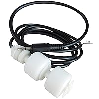 Vista 2 de Sensor de flotador para ATO19, Interruptor de flotador para tanque de bomba de agua Sensor de nivel de agua líquida, Adecuado para sistema ATO