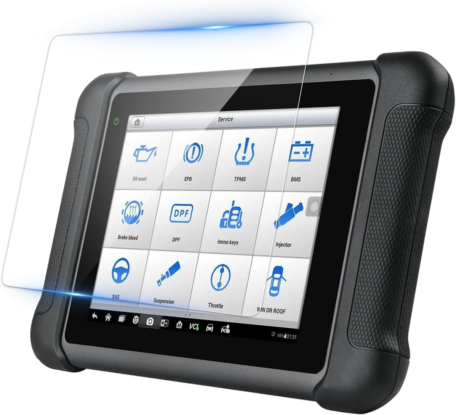 Tempered Glass Screen Protector For Autel MS906 Scanners - 8 Inch 9H Hardness Anti-Scratch Protection