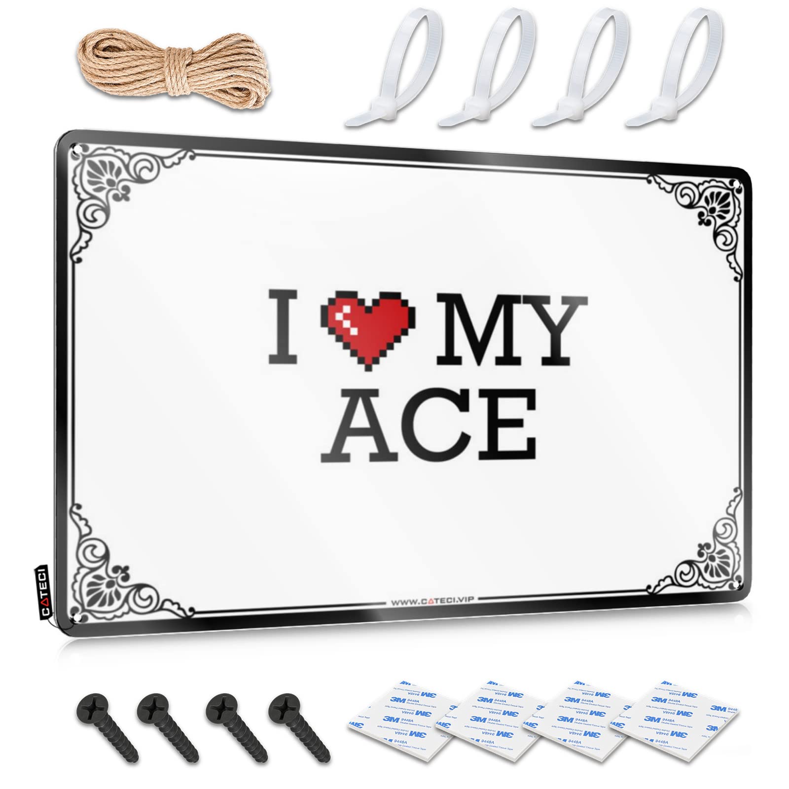 I Love My Ace Soft Area Beautiful - Stuff For Men Retro Wall Art Wall Art Decoration(30X40CM)