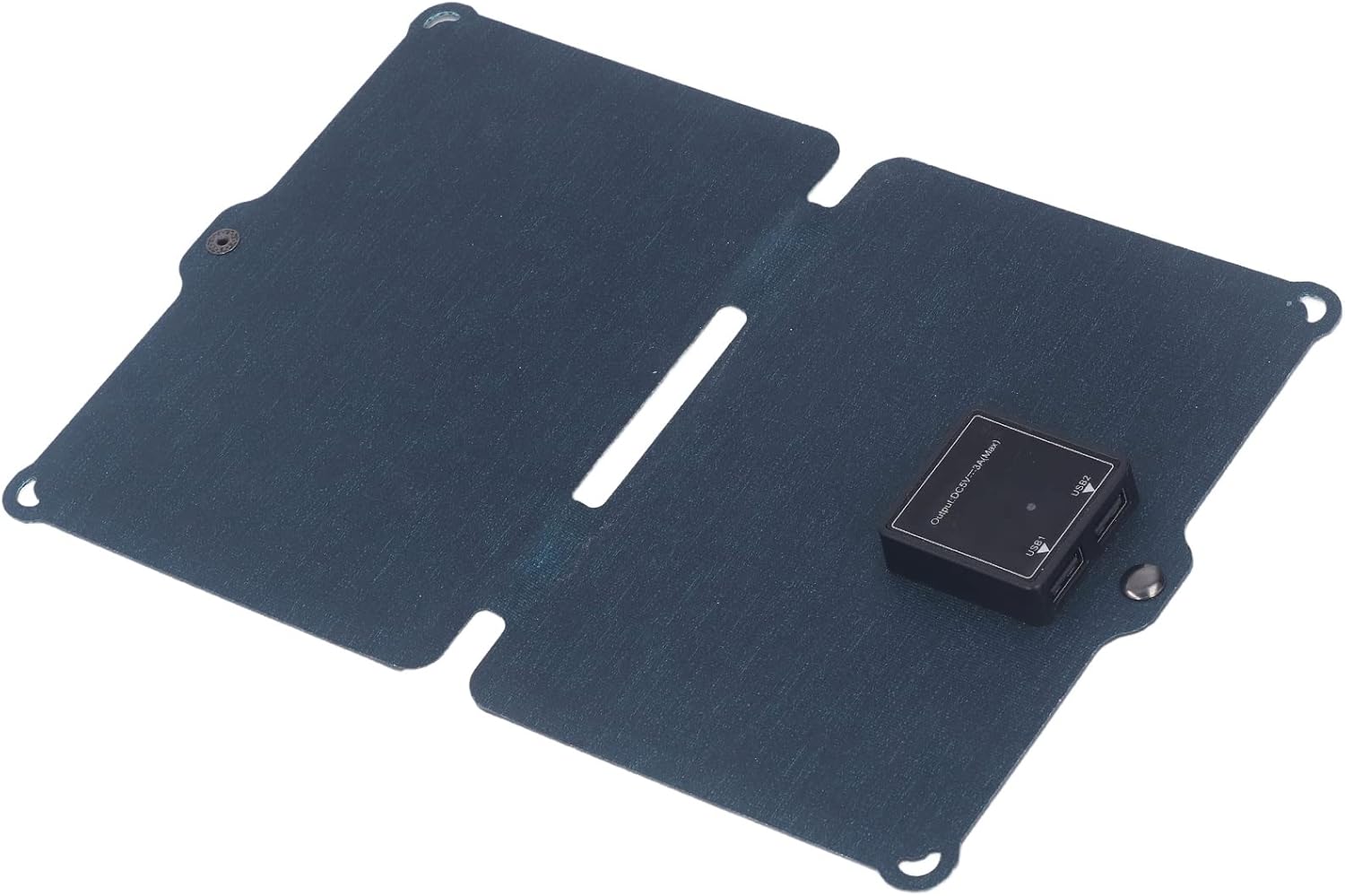 8W 5V 0 2A USB Folding Solar Panel Charger, Lightweight and Compact for Easy Carrying, High Efficiency Energy Conversion, IPX6 Grade, Ideal for Camping, Travel, H