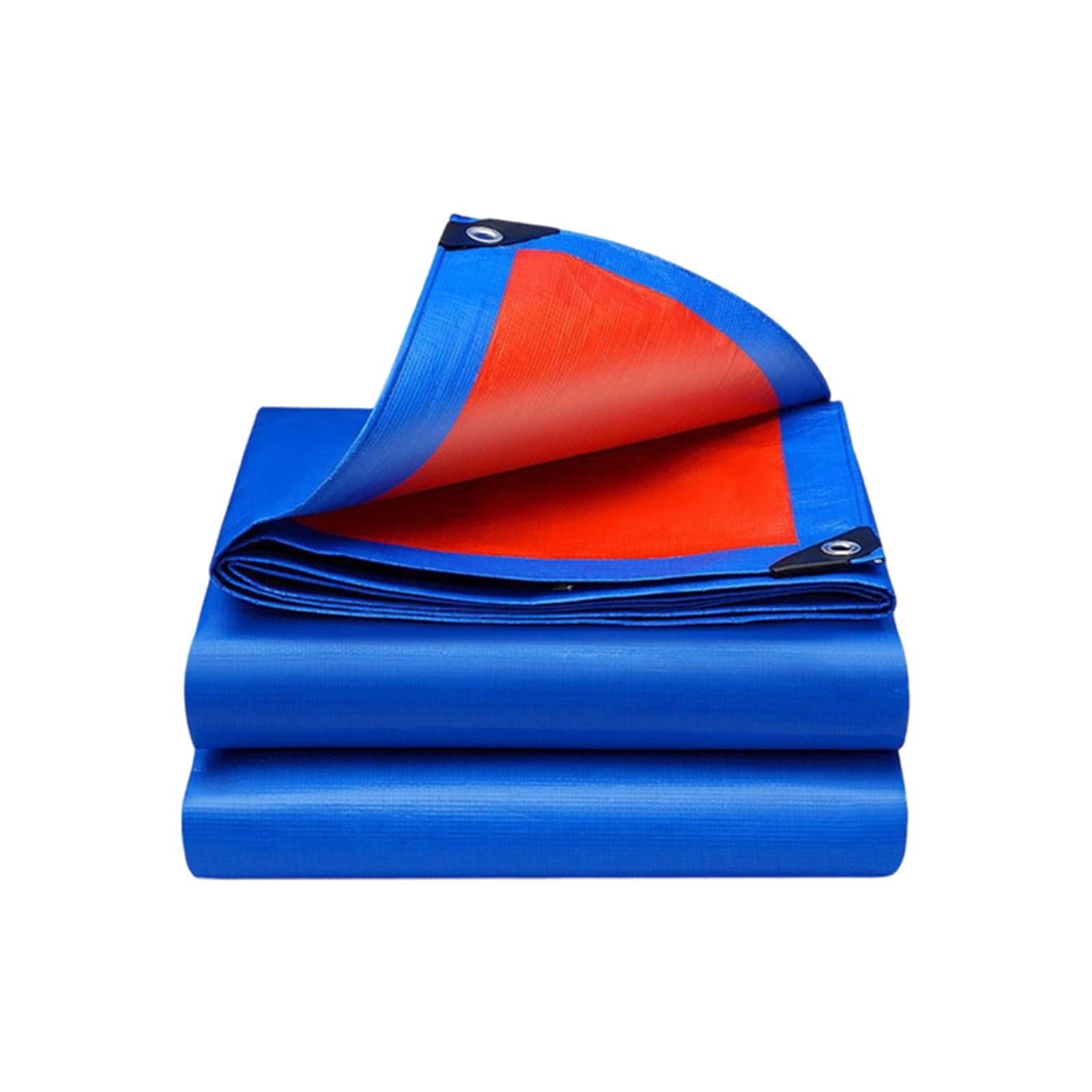 Camping tarpaulin, Multicolor Rain Fly Tarp Sunshade Multiple Sizes(Blue Tarpaulin,3x3.0m)