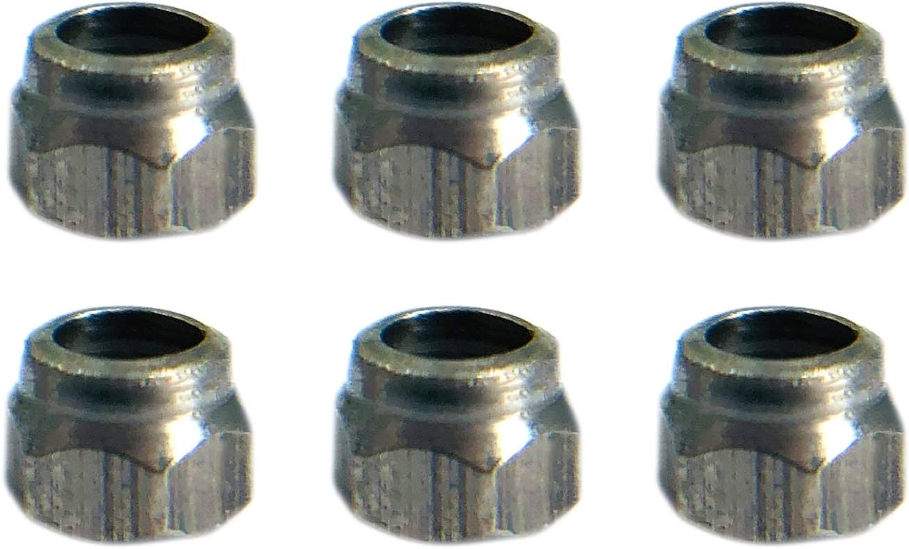 Professional Fingerboard Lock Nuts, Nylon Insert, Stainless Steel