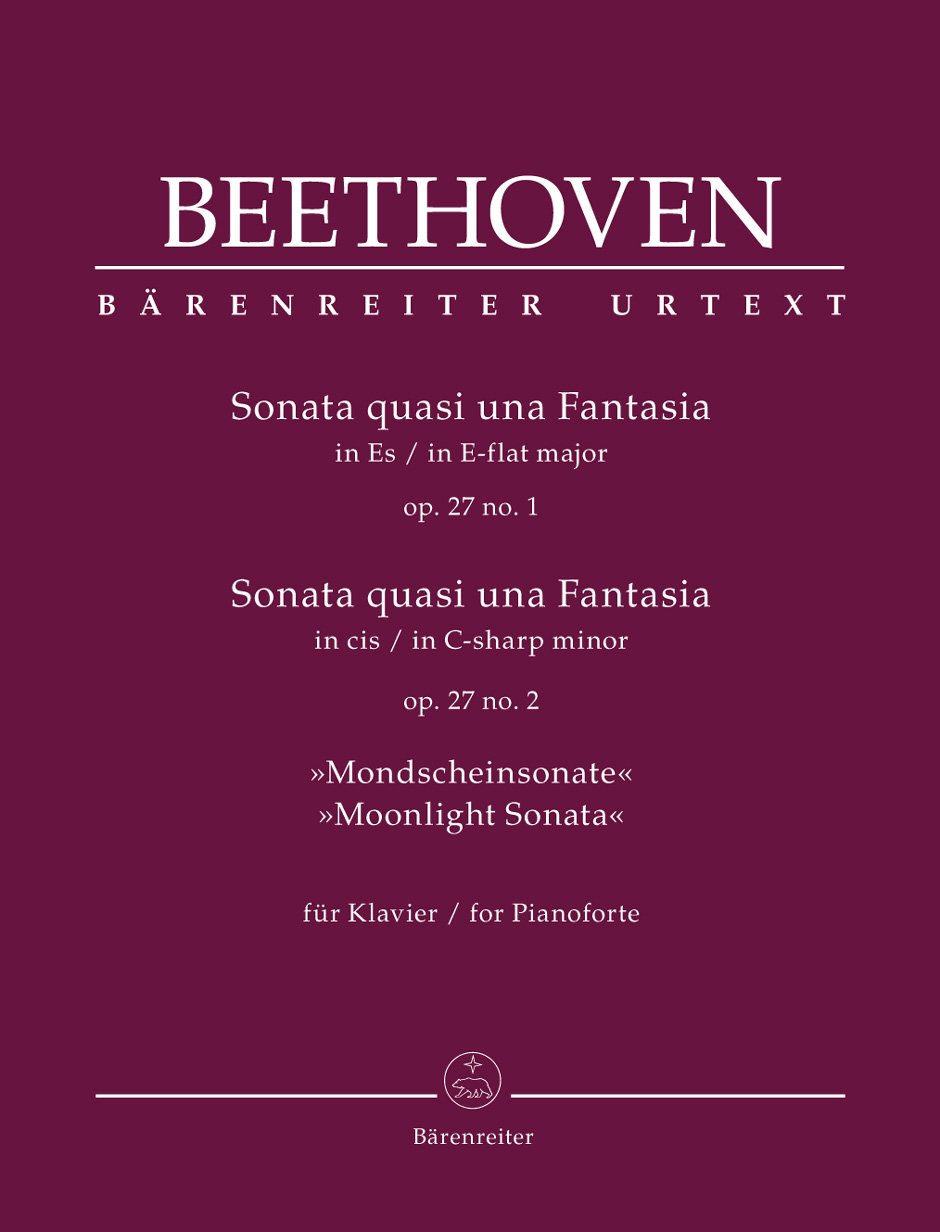 Piano Sonatas in E-flat major Op.27/1 & in C-sharp minor (Moonlight) Op.27/2