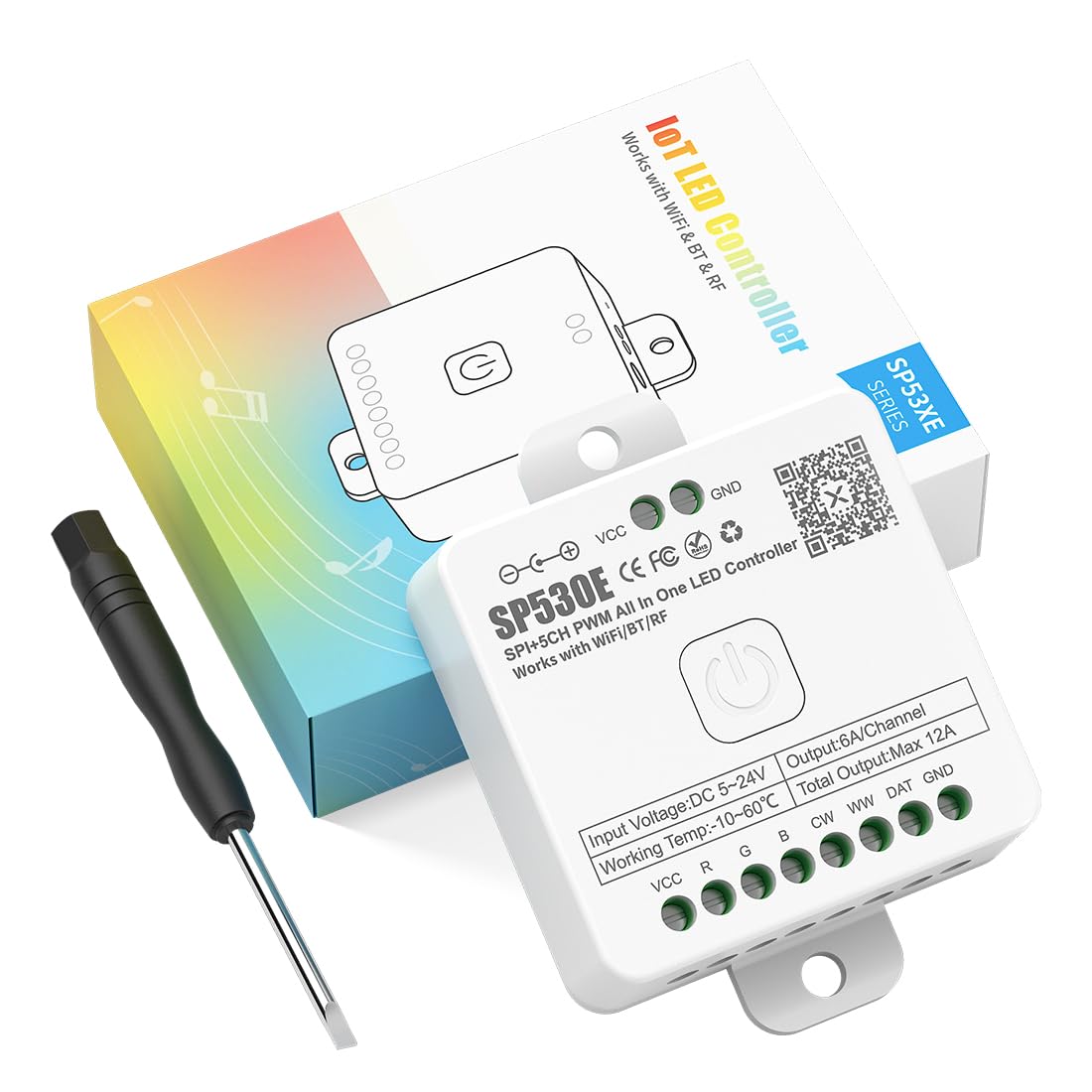 Amazon.com: FCOB SP530E WiFi Bluetooth LED Controller 12-in-1