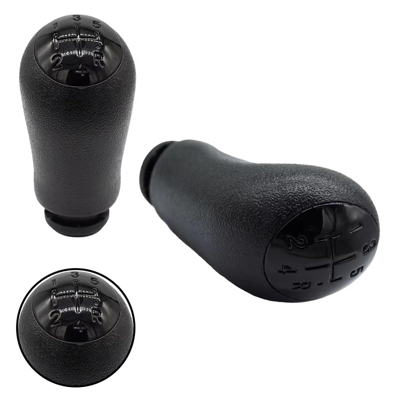 YLMKMVLCZC 5 Speed Gear Shift Knob Lever Head for Clio 3 Twingo Laguna 2 Modus Dacia Dokker Duster Logan II Auto Parts Gear Shift Knob Lever