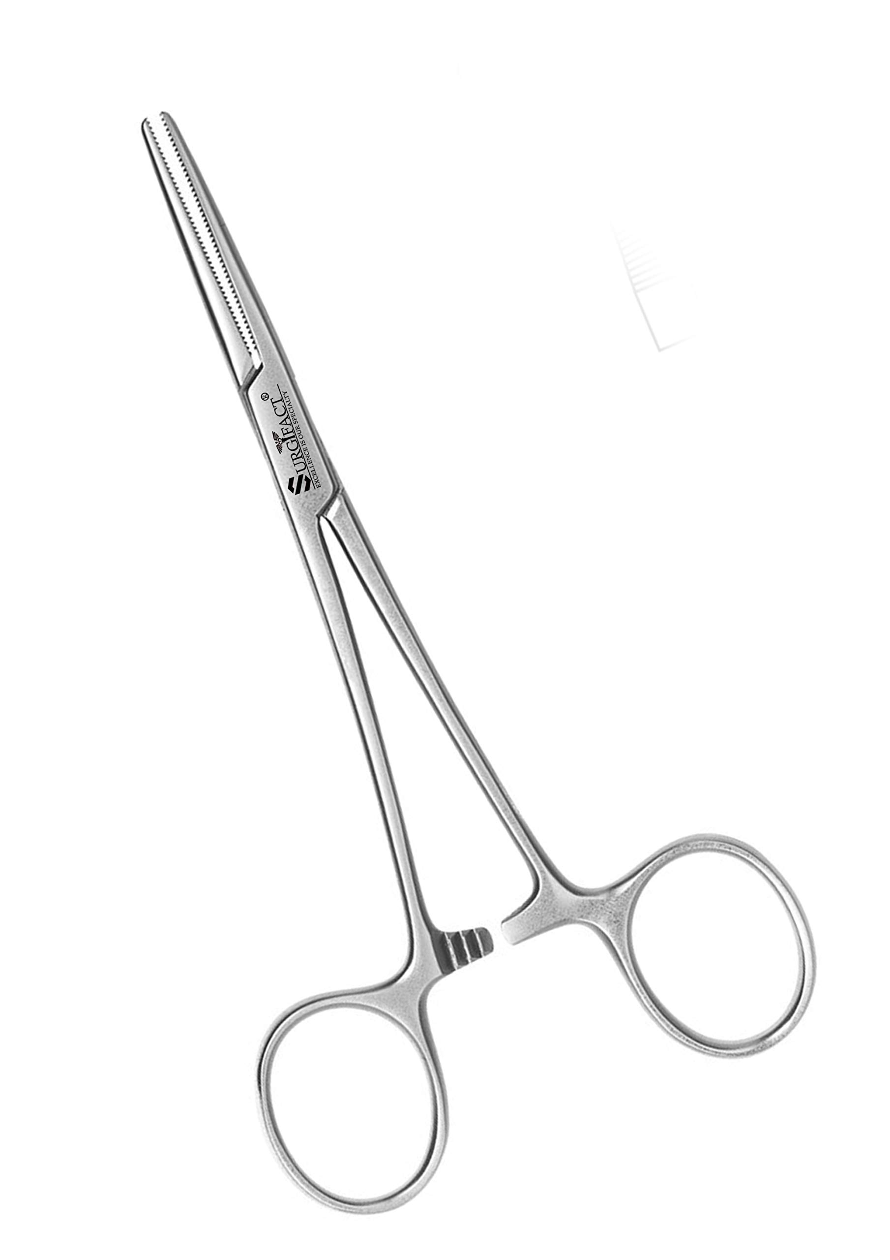 Surgifact Crile Forceps Straight 6'' Inch – Precision Hemostatic Clamps for Medical, Dental, and Veterinary Use