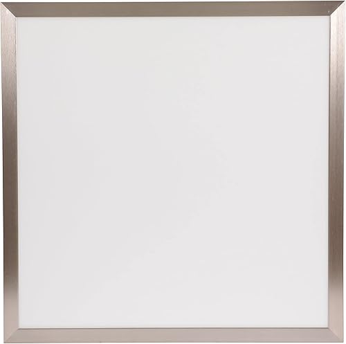 Miniatura 2 de Good Earth Lighting Lámpara de techo LED inteligente de 24 pulgadas con cable directo en níquel cepillado, 4000 lúmenes, compatible con Wi-Fi y