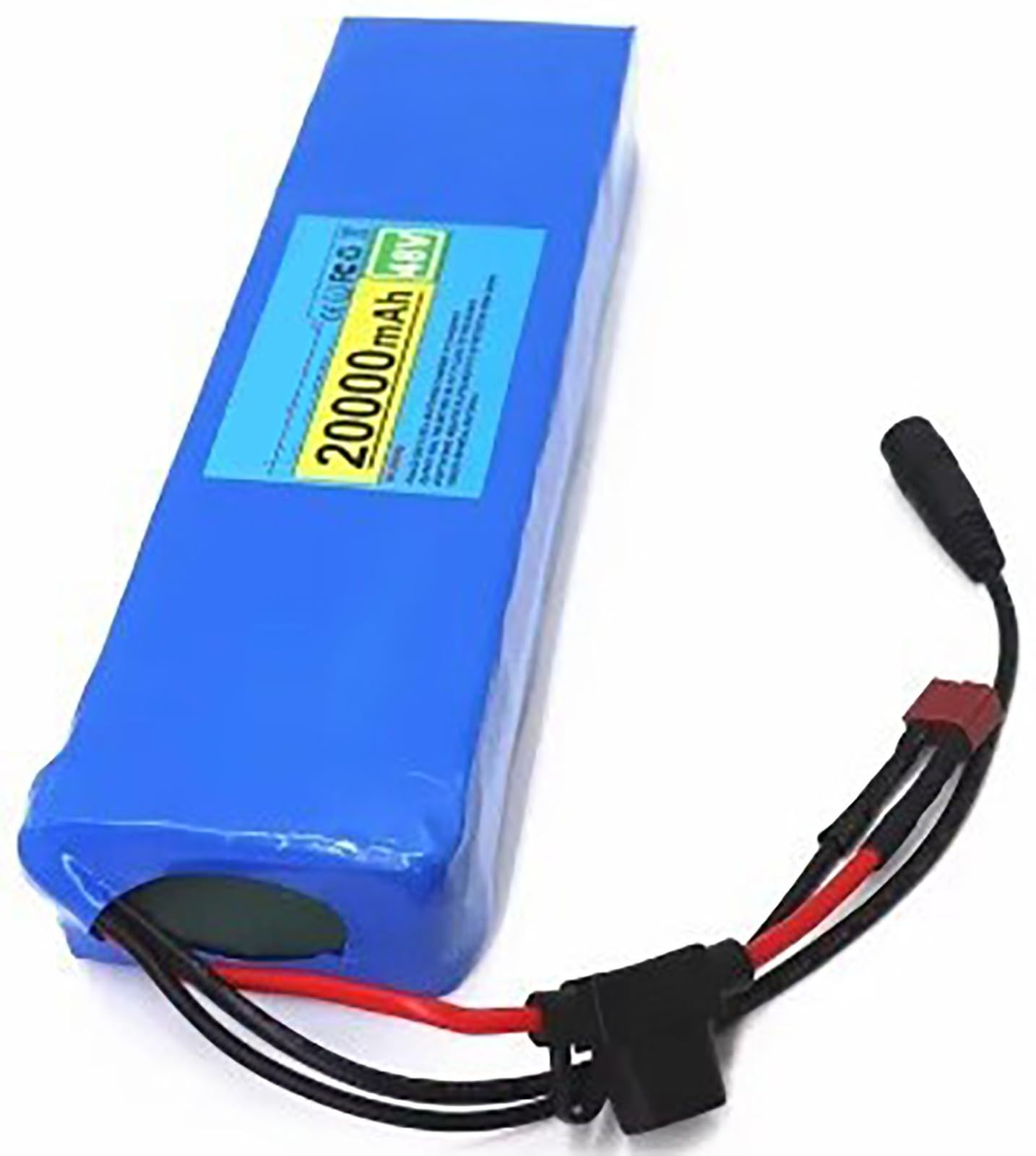 Ebike Batería 48V 20Ah Batería para Bicicleta Electrica 13S2P Baterías Recargables PVC Impermeable para 250W 350W 500W 800W 1000W Motor con Charger