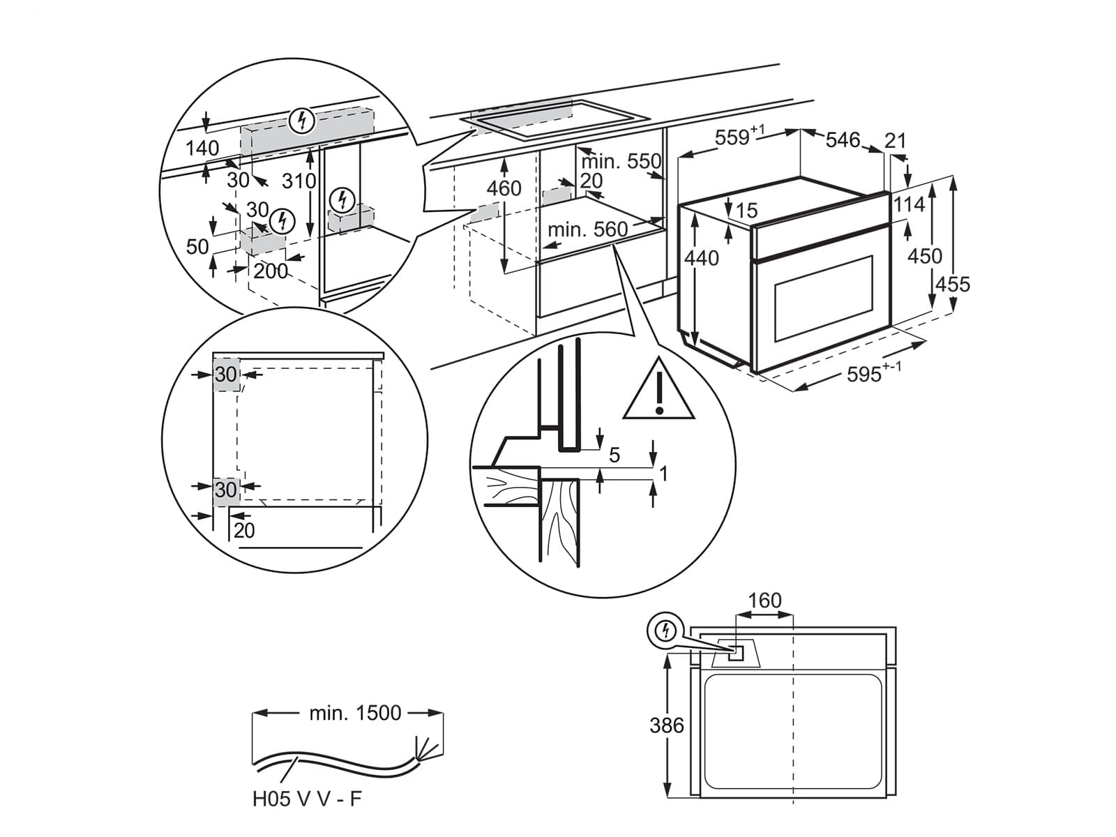 AEG KSK998290M Kompakt-Dampfbackofen Edelstahl