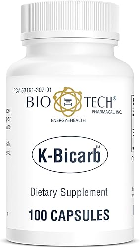 Miniatura 2 de Bio-Tech Pharmacal Suplemento dietético de potasio (K-Bicarb, 100 unidades)