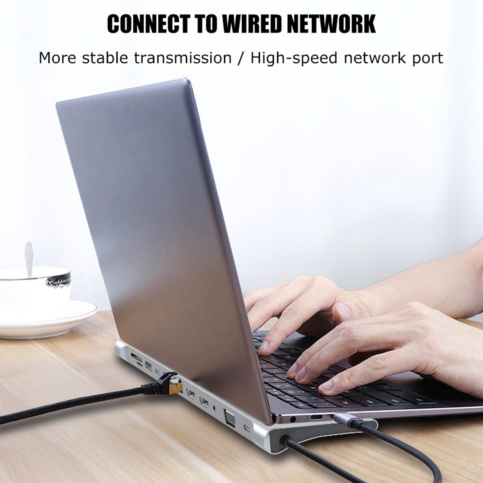 Hub USB C, Docking Station Docking Station per Laptop Doppio Monitor Docking Station per Hub 12 in 1 Doppio Monitor Docking Station USB VGa PD RJ45