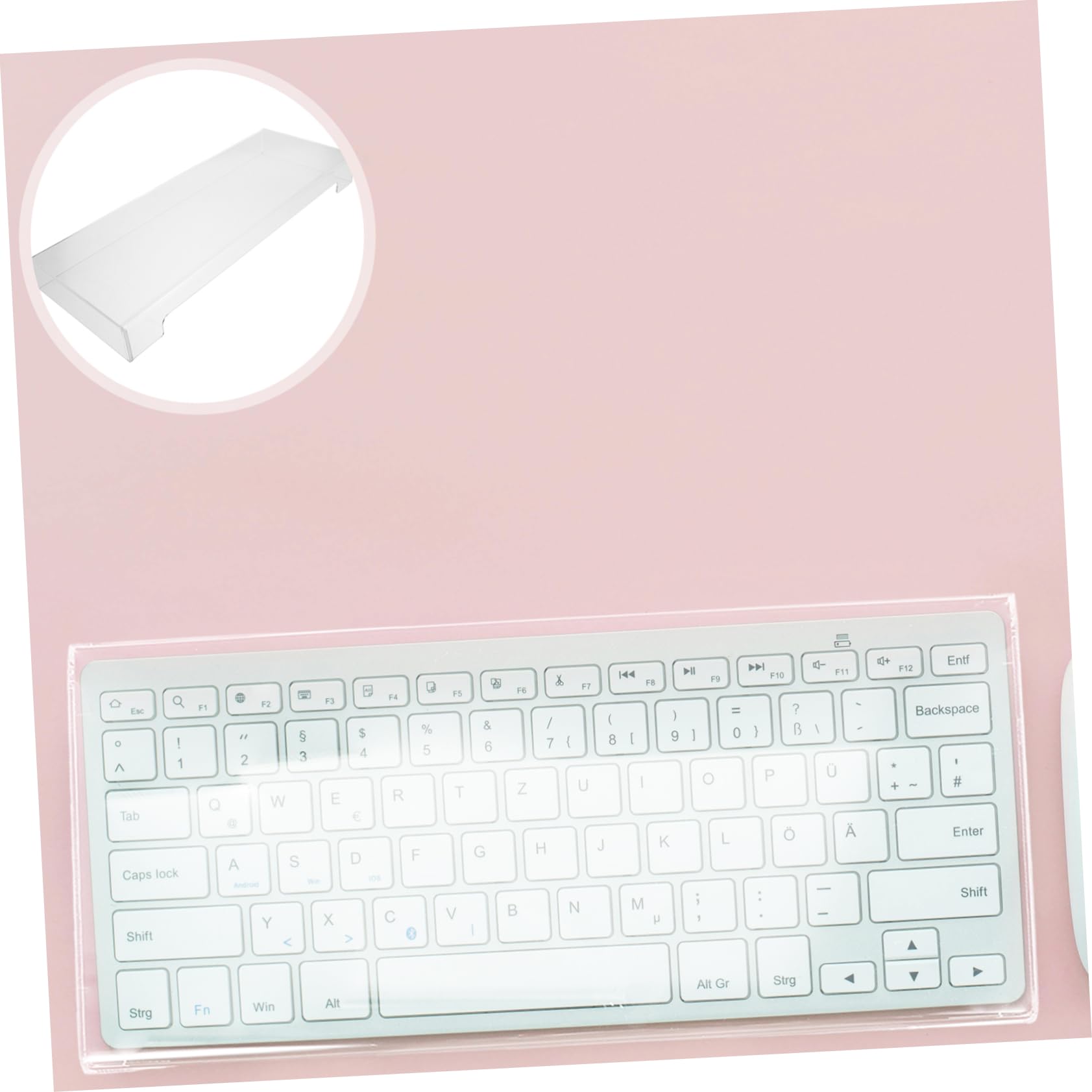 Transparente Acryl Tastaturabdeckung Präziser Passform mit Schulen