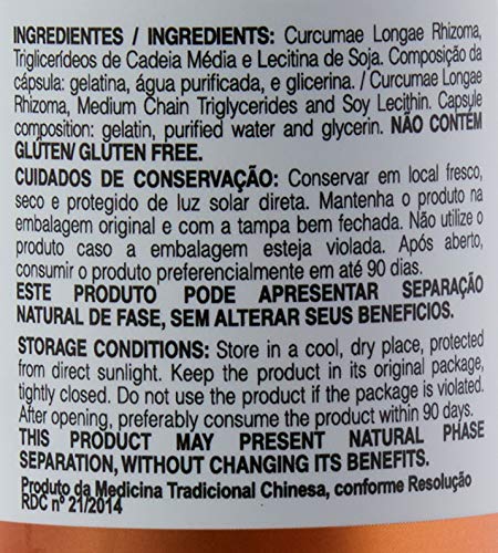 Curcuma Jiang Huang - 30 Cápsulas 500mg - Vitafor, Vitafor