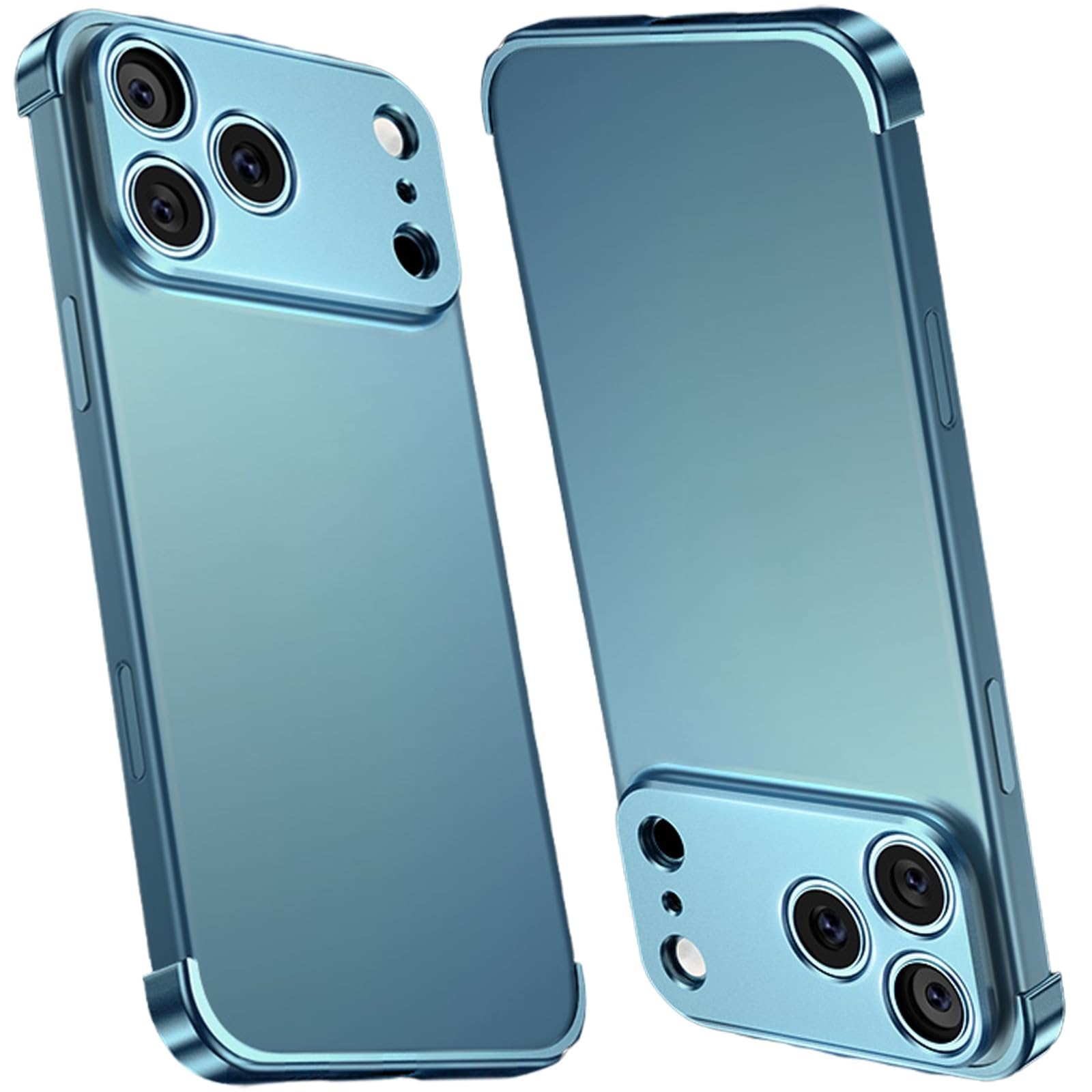 Custodia Ultra Sottile Trasparente Per IPhone 17 Pro Max Air – PC Placcato Con Bordo Rialzato Per Fotocamera E Schermo, Compatibile Con Ricarica Wireless E Magneti - 4