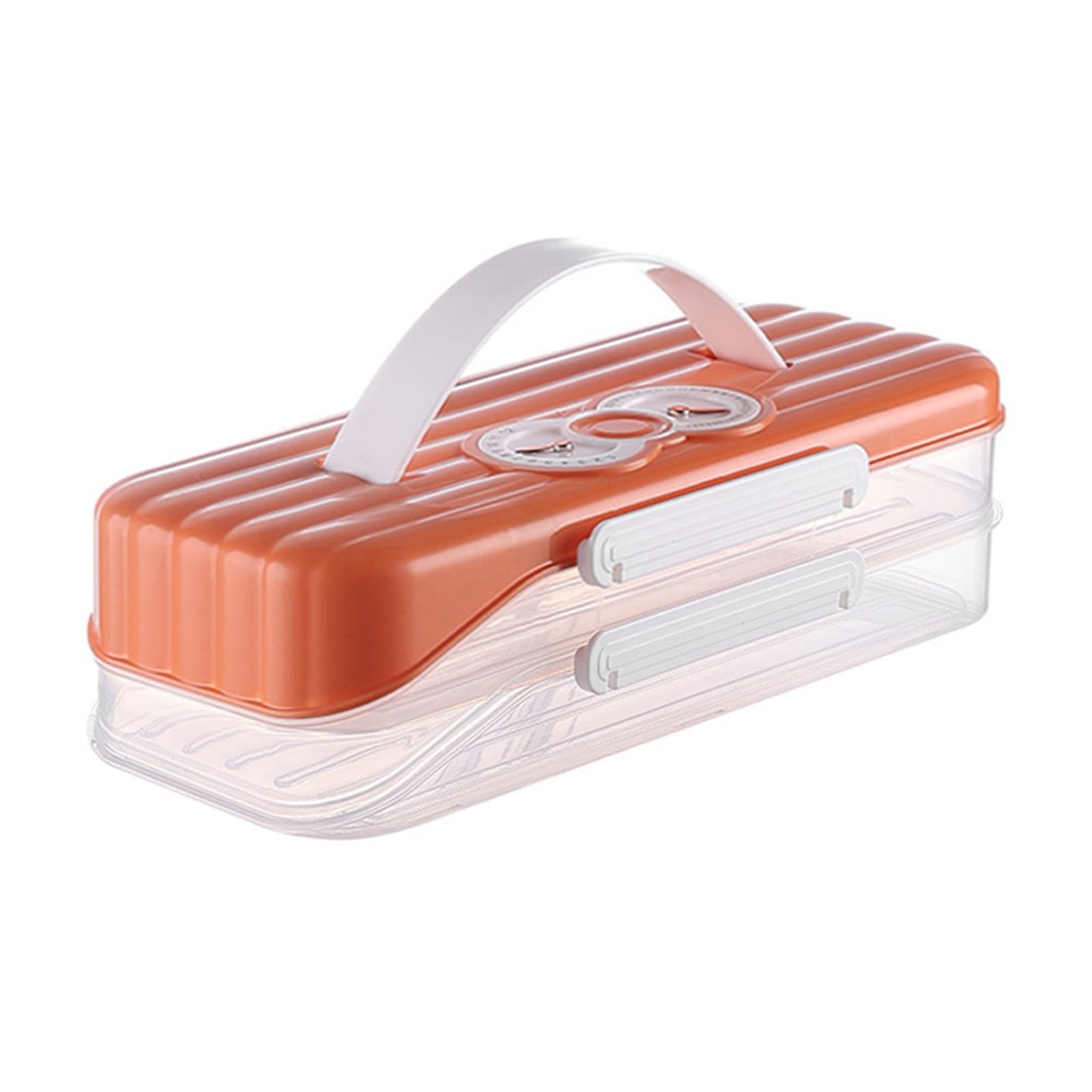 Carotoe C Arotoe Stackable Lear Dumpling Organizers With Date Timer Portable Accessory For Freezer Use And Kitchen Storage Solution Household Freezer Organizers