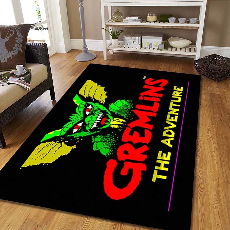 YZGAH Gremlins Thriller Película De Terror Alfombra Alfombra para Sala De Estar Alfombra Y Alfombras para El Hogar Sala De Estar Puerta De Entrada Mat F4201 100X160Cm
