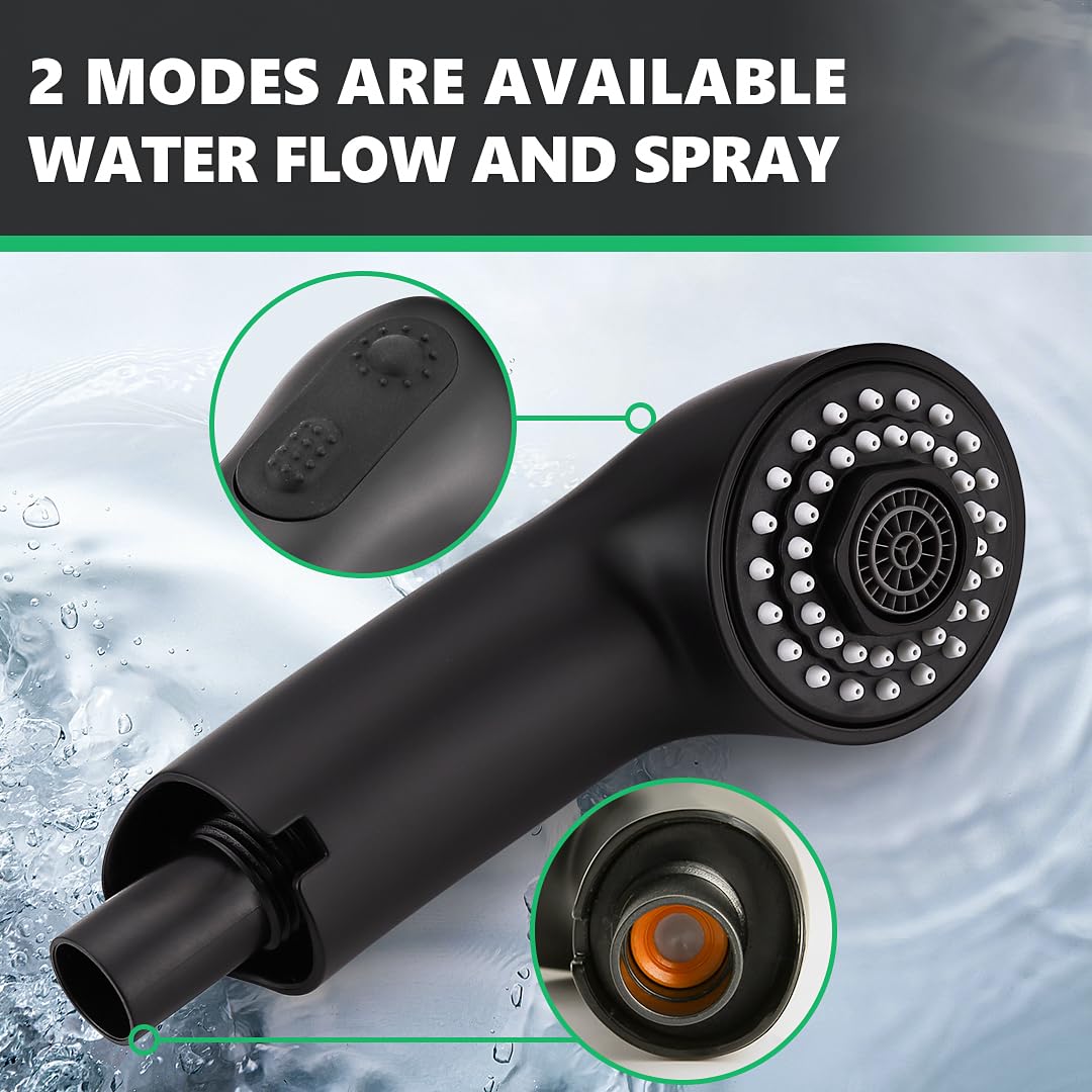 Baguette De Pulvérisation Grohe – 46298SD0, Extractible, Acier Inoxydable, 2 Débits