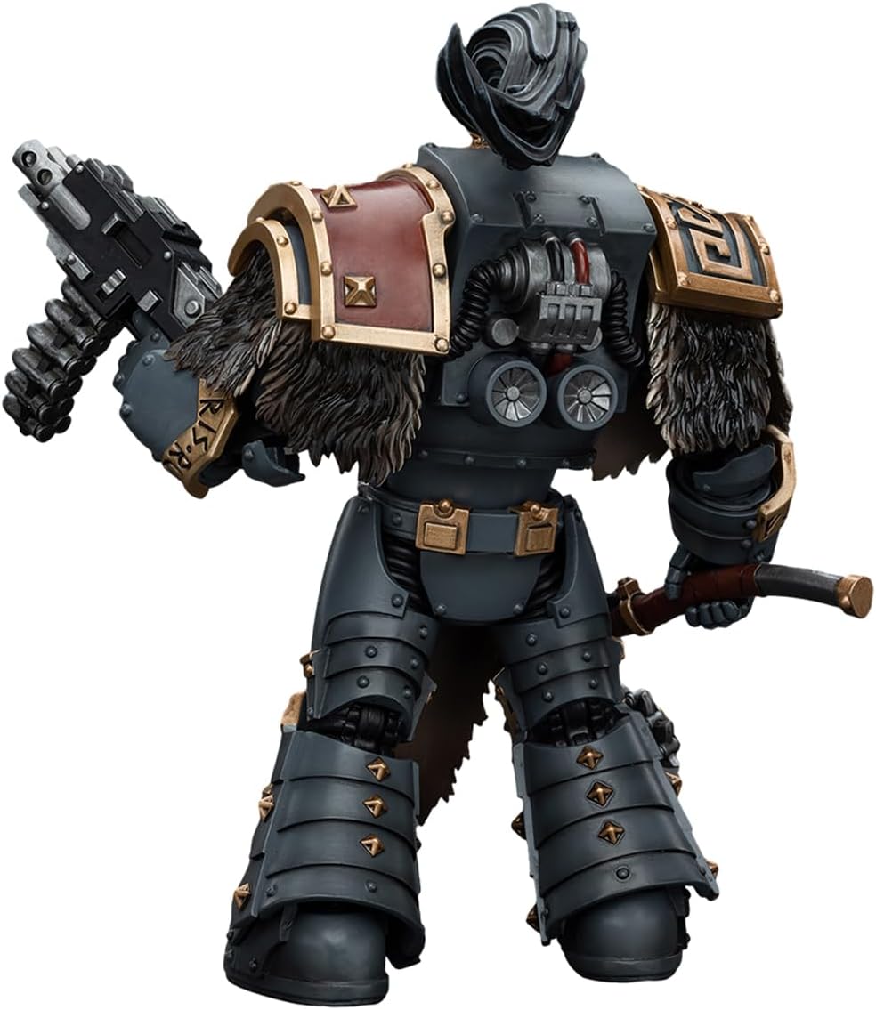 JOYTOY1/18 Warhammer The Horus Heresy Action Figure 5.59 inch Space Wolves Varagyr Wolf Guard Squad Varagyr Terminator 2 Collection Model Birthday Gift
