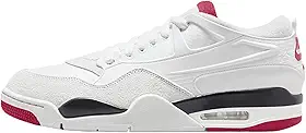 Tênis masculino Air Jordan 4 RM (FQ7939-102, branco/preto/cinza neutro/vermelho)