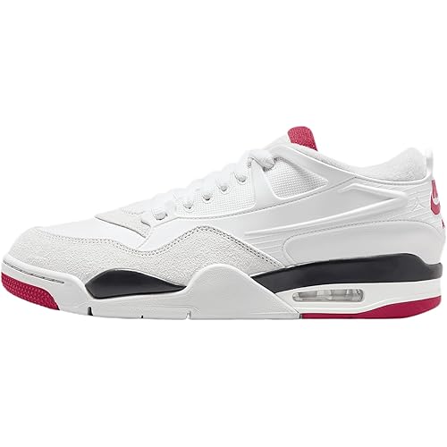 Air Jordan 4 RM Men's Shoes (FQ7939-102, White/Black/Neutral Grey/Varsity Red)