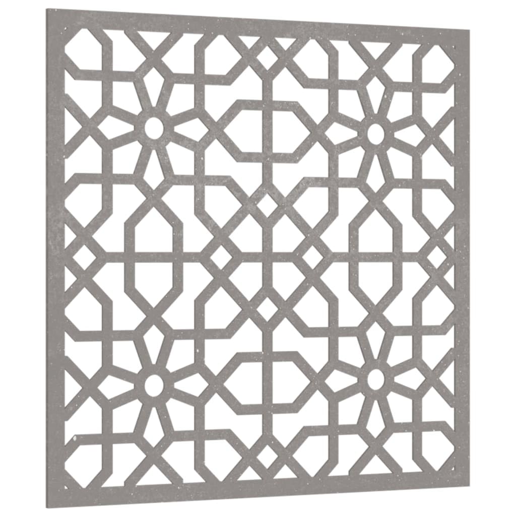 vidaXL Décoration Murale Jardin 55x55 cm Acier corten Design mauresque